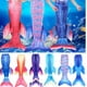 thumbnail image 2 of Nuevo traje de baño de cola de sirena para niños y adultos, disfraz de sirena para mamá y niña, regalo de fiesta para niños, traje de baño de fantasía con aleta Monofin, 2 of 5