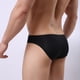 thumbnail image 3 of Braguitas de seda helada para hombre, bragas transparentes y sexys, bragas triangulares sexys, 3 of 9