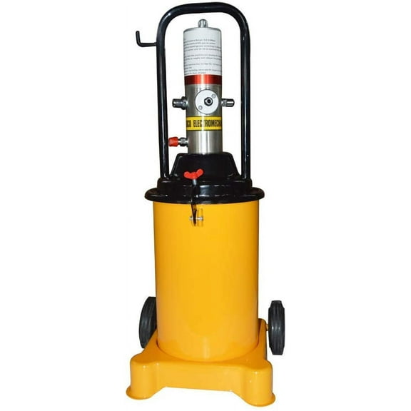 TECHTONGDA 3 Gallon 12l Air Pneumatic Grease Pump Lubricator High Pressure Filler