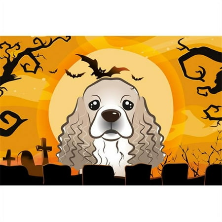

Carolines Treasures BB1774PLMT Halloween Cocker Spaniel Fabric Placemat
