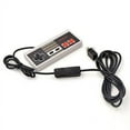 thumbnail image 4 of CONTROLLER GAMEPAD + 2 X 6' FT LONG EXTENSION CABLE CORD FOR NINTENDO NES CLASSIC MINI EDITION GAME CONSOLE, 4 of 4