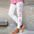 thumbnail image 3 of Stamzod Leggings for Women Fall Clothes Fashion Bow Printed Soft Yoga Pants High Waisted Workout Leggings, 3 of 7