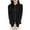 Black, variant on Women's Knitted Cardigan Lapel Colorful Button Down Sweater Jackets Lightweight Comfy Causal Outwear With Flat Pocket (XXL, Gray)