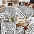 thumbnail image 5 of 6'x9' Area Rugs, Boho Geometric Indoor Outdoor Area Rug for Living Room Bedroom, Modern Abstract Art Plaid Striped Washable Bathroom Rugs Kitchen Floor Carpet Mats Home Decor Aesthetic, 5 of 8