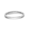 thumbnail image 5 of Solid 14k White Gold Diamond Wedding Band Ring Size 5.5 (.153 cttw.), 5 of 8
