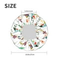thumbnail image 6 of YFYANG Women's Double Waterproof Shower Cap, Vintage Floral Texture Pattern Reusable Hair Cap for All Hair Styles and Head Sizes, 6 of 9