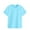 Light Blue, variant on Kiijoy Toddler Girls Short Sleeved Plain T Shirt Breathable Casual Solid T-Shirt,Black