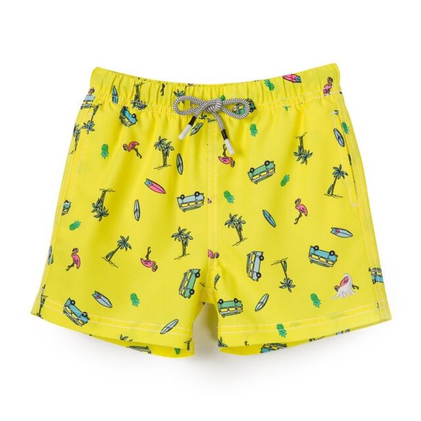 QWZNDZGR SURFCUZ Boys Swim Trunks Toddler Beach Shorts Swimwear Little