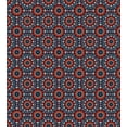thumbnail image 3 of Ambesonne Orange Mandala Duvet Cover Sets, Geometrical Folk Art, 2-Twin, Indigo Burgundy and Aqua, 3 of 4