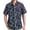 Ghost of the Night Black, variant on Joyfy Casual Summer Hawaiian Shirt for Men, Short Sleeve Button Down Beach Shirt