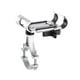 thumbnail image 2 of Soporte para teléfono de bicicleta ajustable de aleación de aluminio para dispositivo de ciclismo y scooter Plateado rotativo, 2 of 9