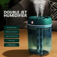 thumbnail image 5 of Moocorvic Portable Desk Humidifier, 1.8L Cool Mist Humidifier, Small Humidifier For Home Bedroom Office, Plants, Double-Head Spray, Colorful Night Light Function, 5 of 6
