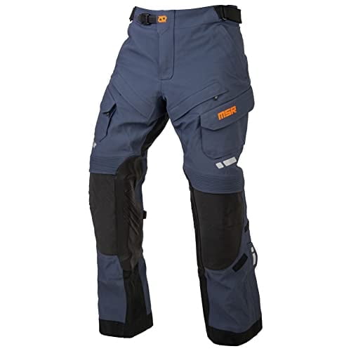 MSR Xplorer ADV Pant (as1, Waist, Numeric_38, Regular, Blue/Orange)