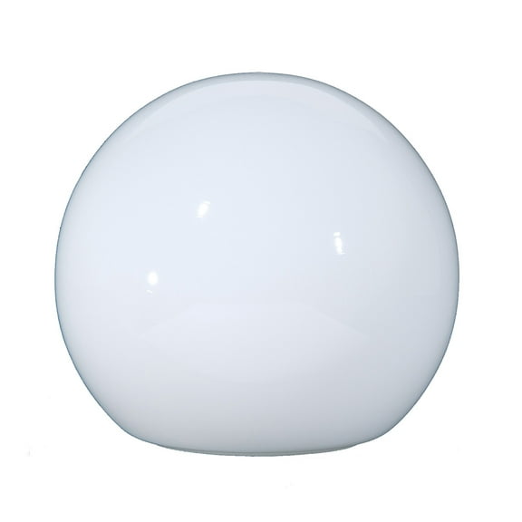 B&P Lamp 8" Opal Glass Neckless Ball Shade