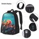 thumbnail image 3 of Fotbe Underwater Plant Octopus Set Escolar 3 en 1 para Niños - Mochila Duradera con Lonchera Aislante y Estuche para Lápices - Mochila Escolar para Niños y Niñas, 3 of 7