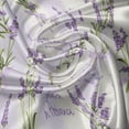 thumbnail image 5 of Ambesonne Lavender Window Valance, Stripes and Flowers, 54" X 18", Purple, 5 of 5
