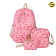 thumbnail image 6 of HUISZJ 3pcs School Backpack, Trendy School Backpack Set, Primary Secondary College Teenage Backpack for Work Travel School (Red), 6 of 6