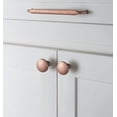 thumbnail image 3 of Goo-Ki 5"(128mm) Hole Center Cabinet Pulls Antique Copper Zinc Alloy Kitchen Drawer Pulls Handles for Cupboard Wardrobes, 6 Pack, 3 of 6