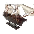 thumbnail image 2 of Hampton Nautical Wooden Captain Hook's Jolly Roger White Sails Pirate Ship Model 20" from Peter, 2 of 2