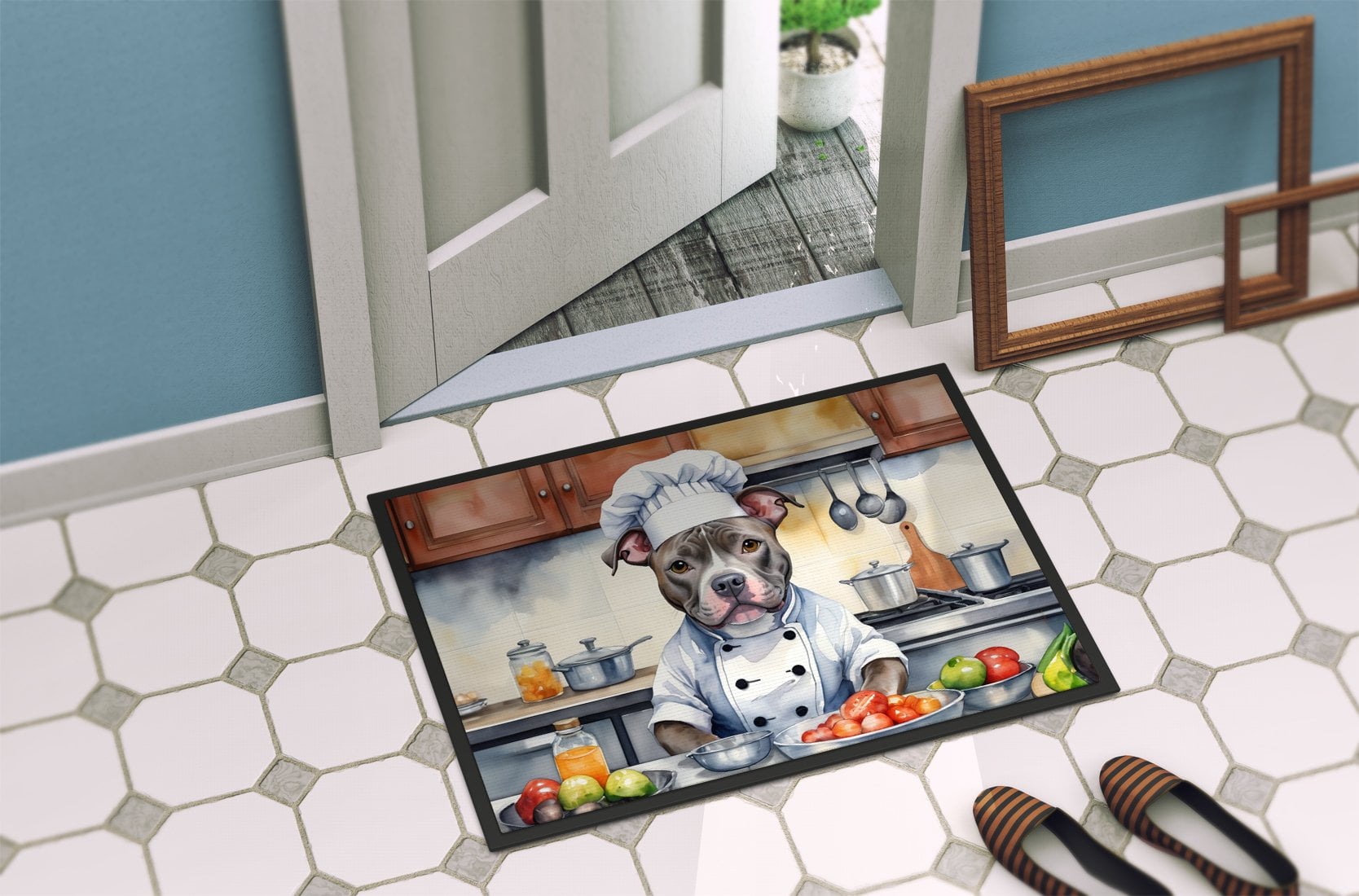 Yorkie Yorkshire Terrier The Chef Doormat
