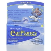 Original EarPlanes by Cirrus Healthcare Earplug for Airplane Travel Ear Protection (1 Pack)