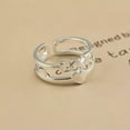 thumbnail image 2 of RSAMD 925 Sterling Silver plating Solid fashion jewelry Ring Wholesale SIZE OPEN J09-open, 2 of 3