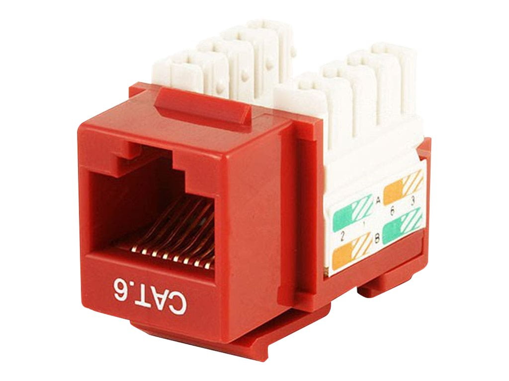 with 1port Rj 45 Keystone Wall Plate Vastercable 5 Pack Cat5e Punch Down Keystone Jack Orange Color White Color 