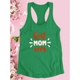 thumbnail image 3 of Best Mom Ever Festive Banner Racerback Tank Women -Image by Shutterstock, Female x-Small, 3 of 4