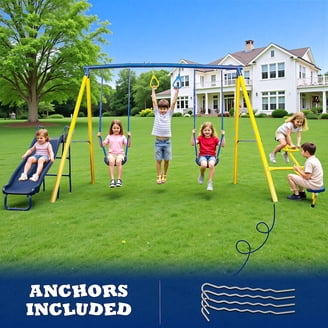 XDP Recreation Crestview Swing Set with 2 Seats, Stand R Swing