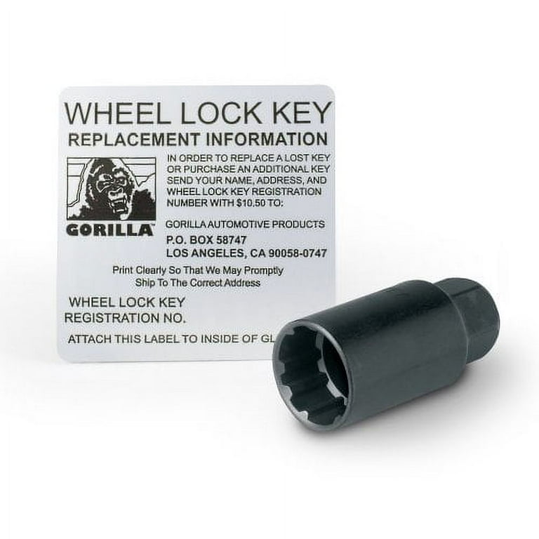 Gorilla Wheel Locks Acorn Black Chrome 14mm x 1.50 (4pk) Gorilla Wheel Locks Acorn Black Chrome 14mm x 1.50 (4pk)