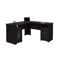 thumbnail image 1 of Pemberly Row 60" L Shaped Computer Desk in Espresso Oak, 1 of 9