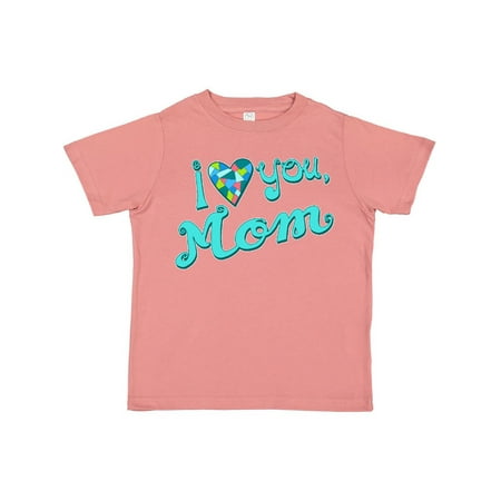 

Inktastic I Love You Mom- in blue Gift Toddler Boy or Toddler Girl T-Shirt