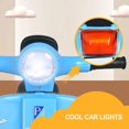 thumbnail image 3 of UENJOY PX150 Mini 6V Kids Ride on Electric Motorcycle Vespa Battery Powered Motor Bike For Ages 2-4 Bleu, 3 of 5