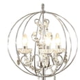 thumbnail image 2 of Lámpara de pie Benzara BM308929, 155 cm, estilo candelabro cromado, 2 of 5