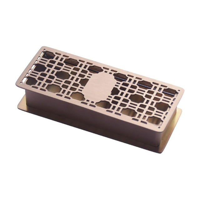 DOLITY Hollow Pattern Toothpick Dispenser Box Decoration Ornament Organizer Toothpick Bronze