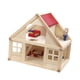 thumbnail image 4 of Casa de muñecas de madera para niños, juguete educativo para la primera infancia, casa de juegos en miniatura de 2 pisos para niños pequeños, 4 of 9