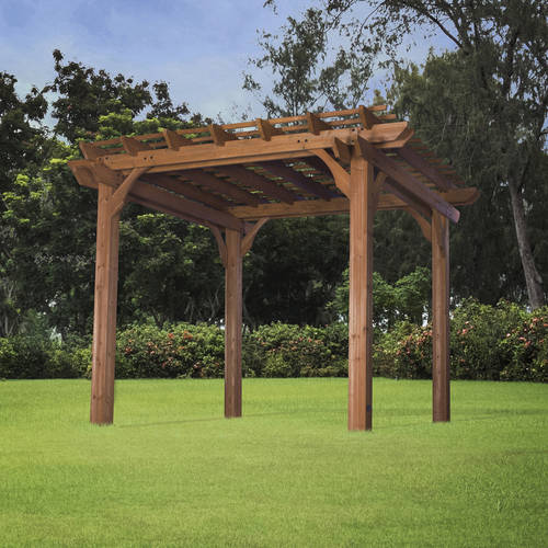10x10 Wooden Pergola - Backyard Discovery
