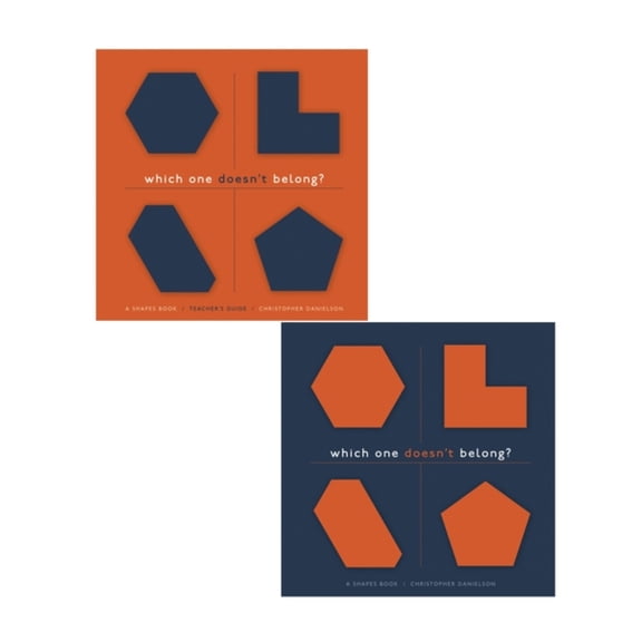Pre-Owned Which One Doesn't Belong? : A Shapes Book, Teacher's Guide with Student Book (Hardcover) 9781625310811