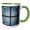Green/White, variant on 3drose, Crossroads of the Universe, 11oz Two-tone Yellow Mug