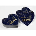 thumbnail image 4 of Inkdotpot Pack Of 100 Made With Love Wedding Favor Paper Tags Craft Real Gold Foil Hang Tags, 4 of 6