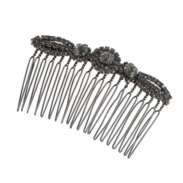 1 Pc Herramienta de Inserción de Peine Portátil y Duradera para Cabello Ondulado y Rizado de Aleación Negra