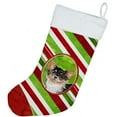 thumbnail image 2 of Christmas Snowflakes Long Haired Chihuahua Christmas Stocking, 2 of 3