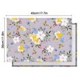 thumbnail image 6 of Pioneer Flower Floral Print Pattern Summer Placemats Table Placemats Set Of 4-Linen Kitchen Washable Placemats Table Mats 12x18 Inch Non-Slip Heat Resistant, 6 of 6
