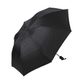 thumbnail image 2 of BotaniNest Manual Opening And Closing Black Compact Travel Windproof Reinforced Canopies Protective Sunshades Daily Commuting For And, 2 of 5