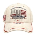 thumbnail image 3 of Unisex 9/11 Never Forget Hat 911 Memorial 25th Anniversary Cap Retro Patriotic American Flag Hats for Men Women, 3 of 7