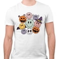 thumbnail image 2 of Halloween Smileys Shirt Unisex 4X-Large White, 2 of 5