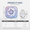 thumbnail image 3 of Haiem Round Snow Merry Christmas Winter Snowflakes Car Windshield Sun Shade (2 Pieces) Foldable Windshield Sun Shade Car Accessories for Truck SUV Pickup-Medium, 3 of 7