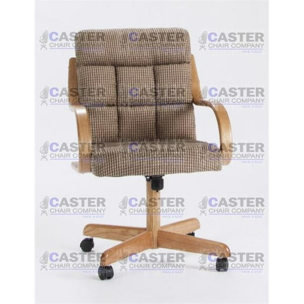 Caster Chair Company 22 in. C118 Arlington Swivel Tilt Caster Arm Chair