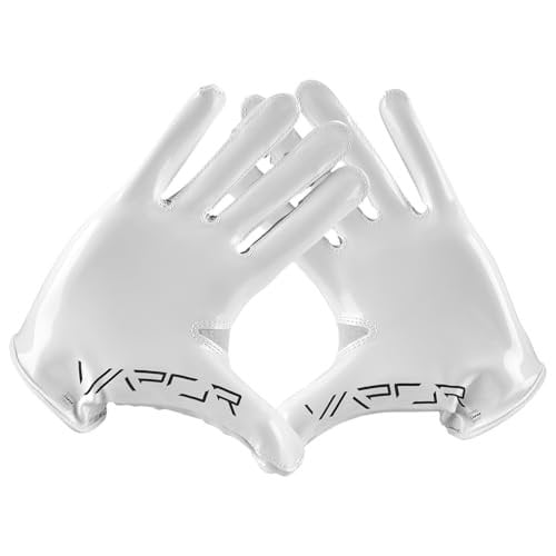 Nike Vapor Jet 8.0 Football Gloves - Youth Large - White/Black