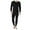 Black, variant on Gustave Long Johns Thermal Underwear Set for Men Winter Soft Warm Fleece Lined Base Layer Top and Bottom Cold Weather Long Sleeve Undershirts Pants "Black, L"